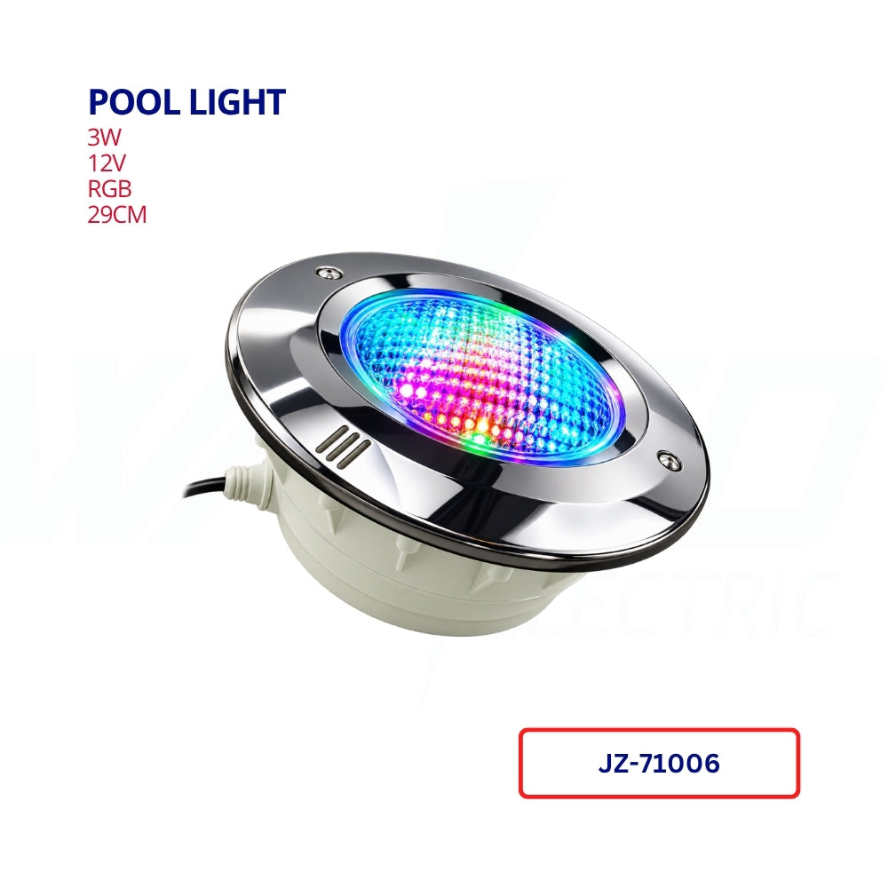 Pool Light - 3W -12v - RGB