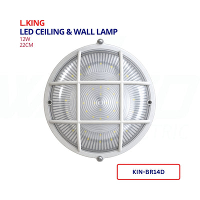 Led Ceiling & Wall Lamp - 12w - 22cm