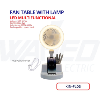 Fan Table Lamp