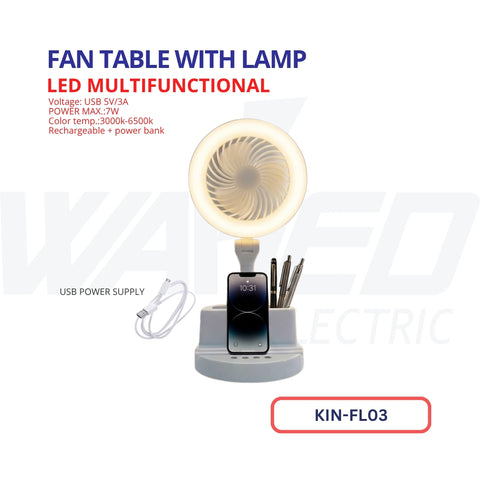 Fan Table Lamp