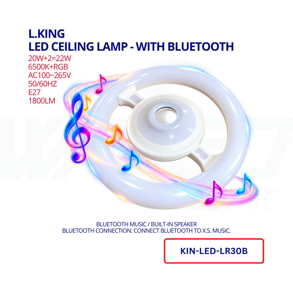 Led Ceiling Lamp  -  With Bluetooth