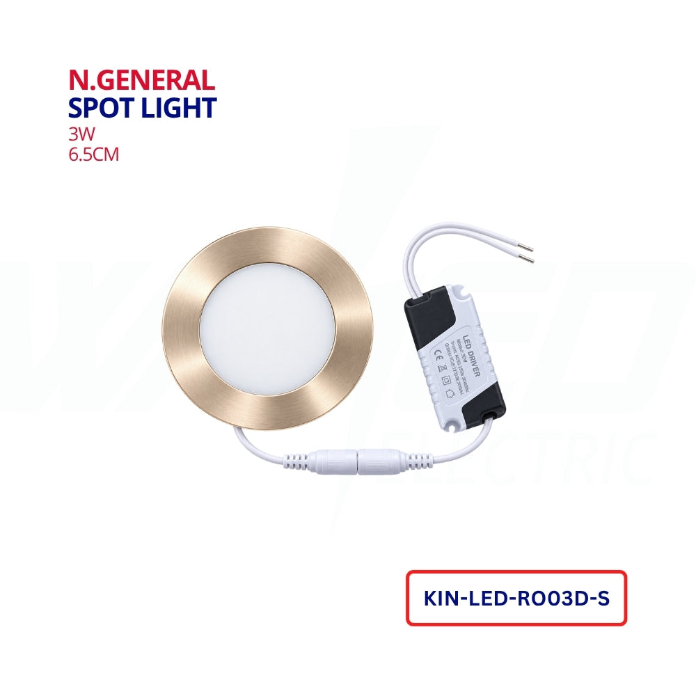 L.King Spot Light silver- 3W