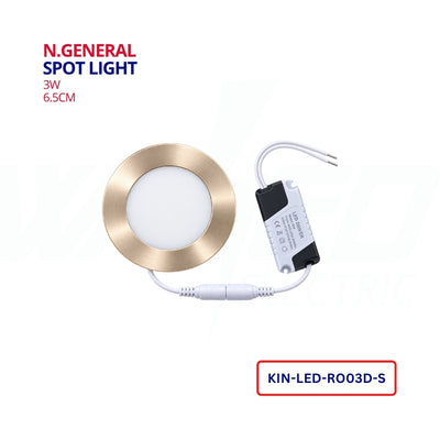 L.King Spot Light silver- 3W