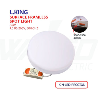 FRIMLESS SPOT LIGHT - 36WATT - ROUND