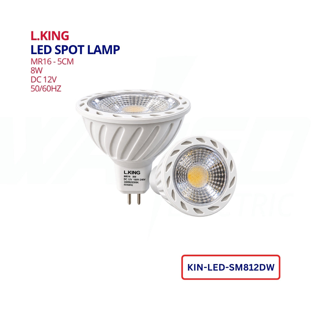 Spot Lamp - 8W -  MR16 - L.KING