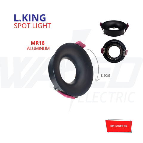 Cover Spot Light -  mr16 - Round -  Aluminium