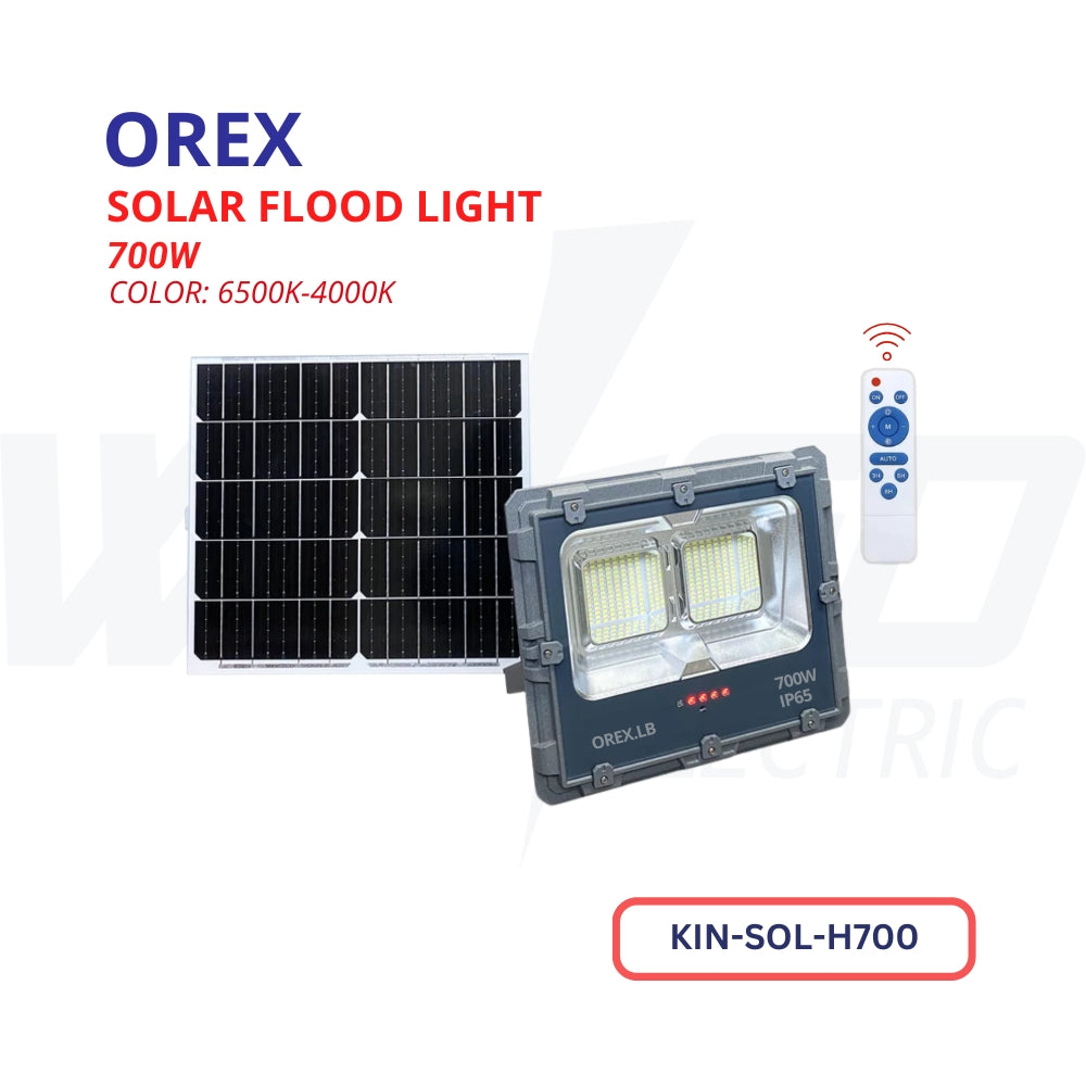 Solar Flood Light - 700w - OREX.LB