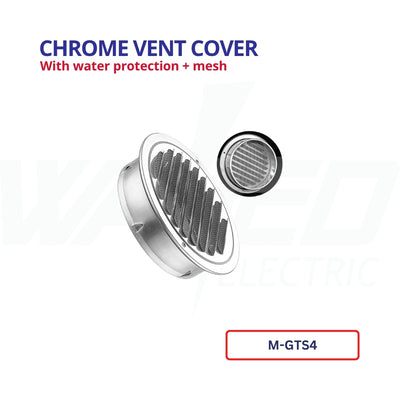 Chrome Vent Cover - 9.5x4.5