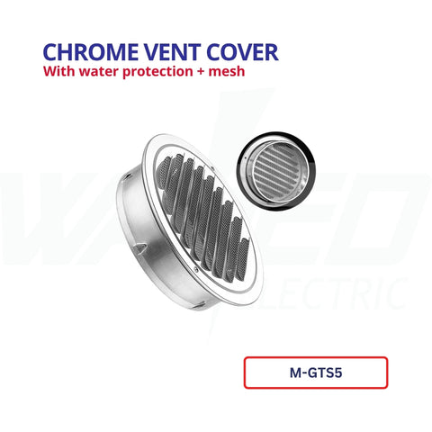 Chrome Vent Cover - 11x4.5cm