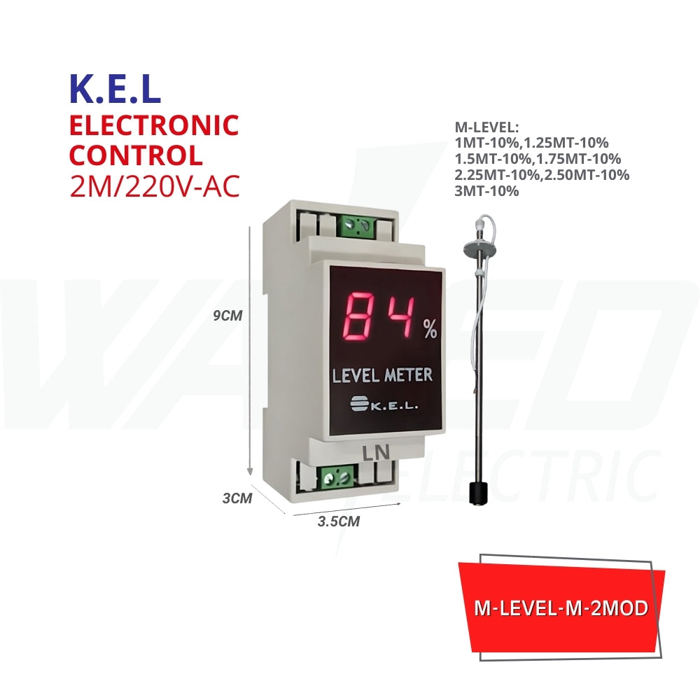 K.E.L Electronic Level Meter –  220V AC