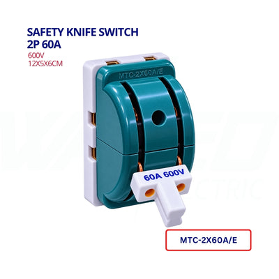 Safety Knife Switch - 2P 60A