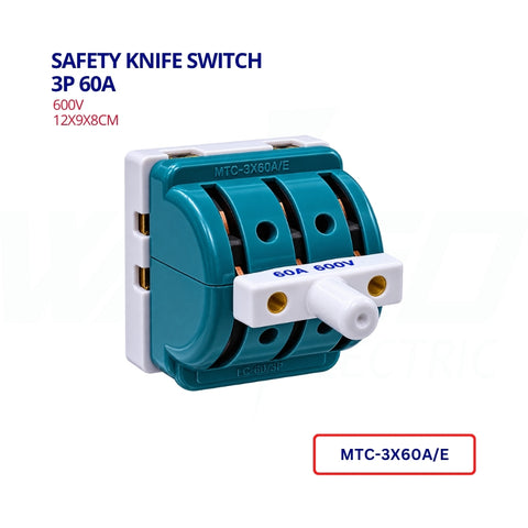 Safety Knife Switch - 3P 60A