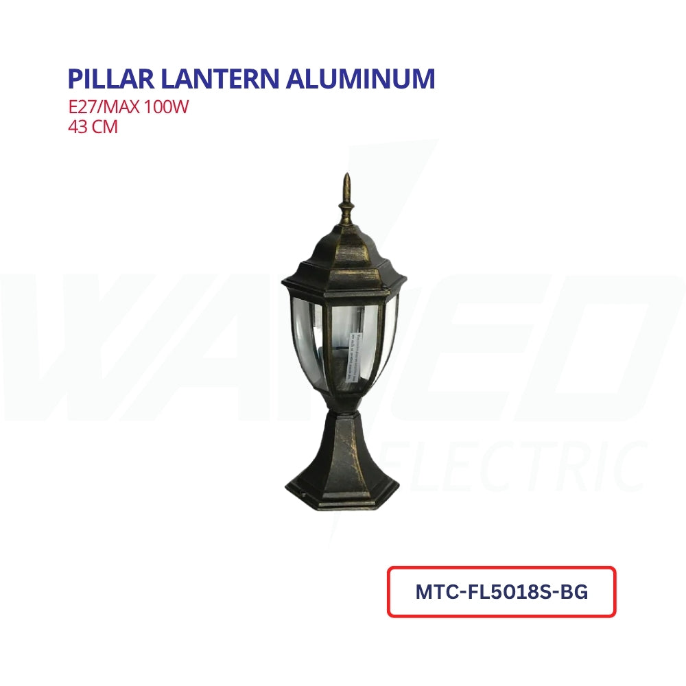Pillar Lantern - Bronze