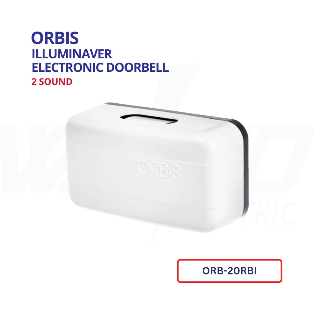ORBIS Illuminaver Electronic Doorbell - 2 sounds