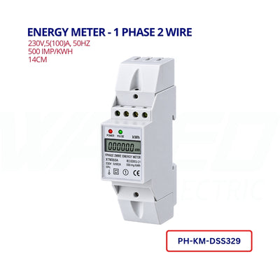 Energy Meter - 1 phase 2 wire