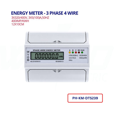 ENERGY METER - 3 PHASE 4 WIRE