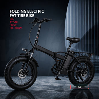 Folding Electric Fat-Tire Bike