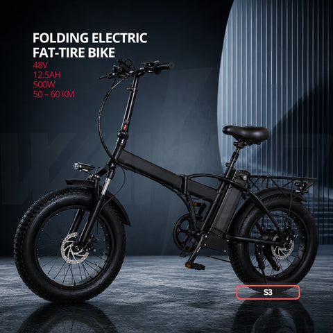 Folding Electric Fat-Tire Bike