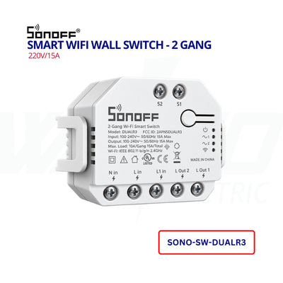 Smart WiFi Wall Switch - 2 Gang