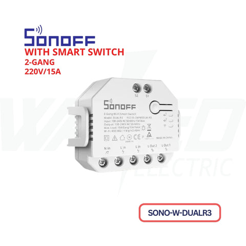 Smart WiFi Wall Switch - 2 Gang