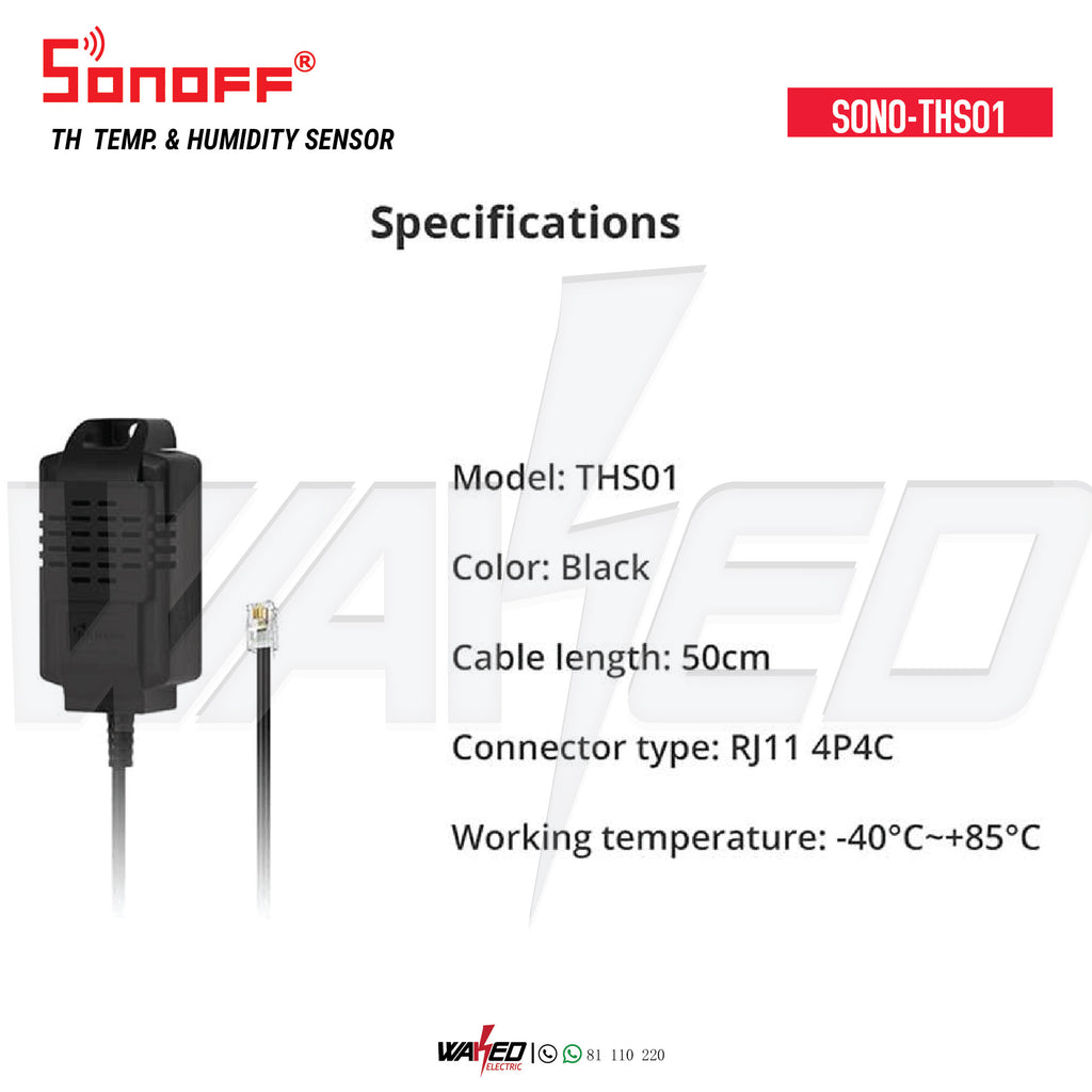 Support Sensor Th Temperature & Humidity Sensor - SONOFF – Waked Electric