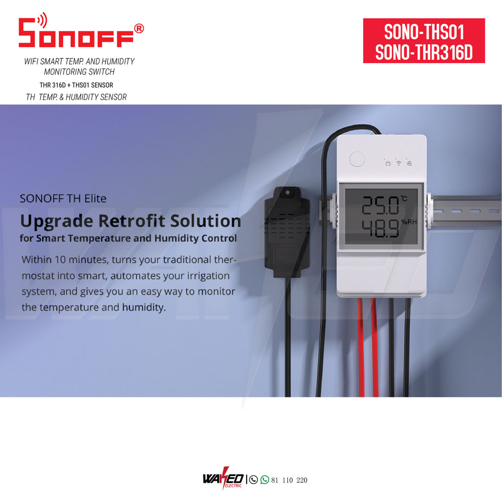 SONOFF TH Origin Smart Temperature and Humidity Monitoring Switch