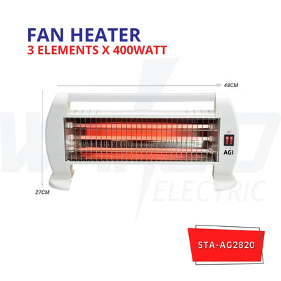 Fan Heater - 3 elements