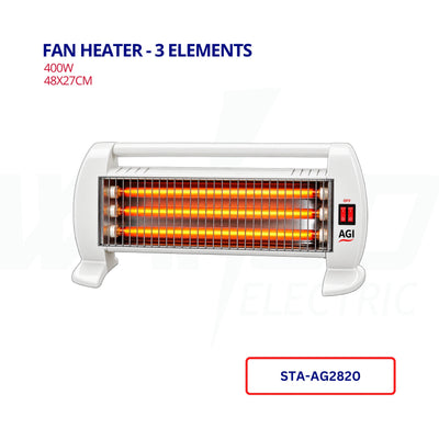Fan Heater - 3 elements