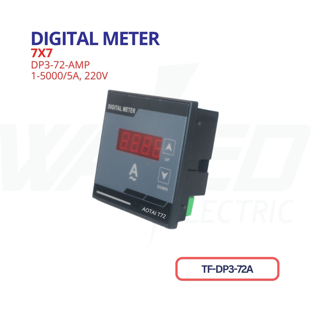 Digital Meter - 7X7 -AMP