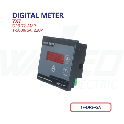 Digital Meter - 7X7 -AMP