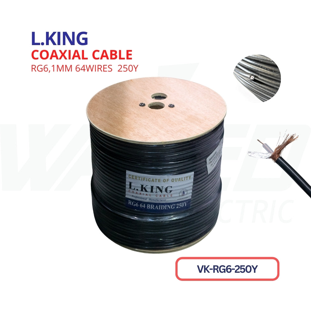Coxial Cable - RG6 - 250Y