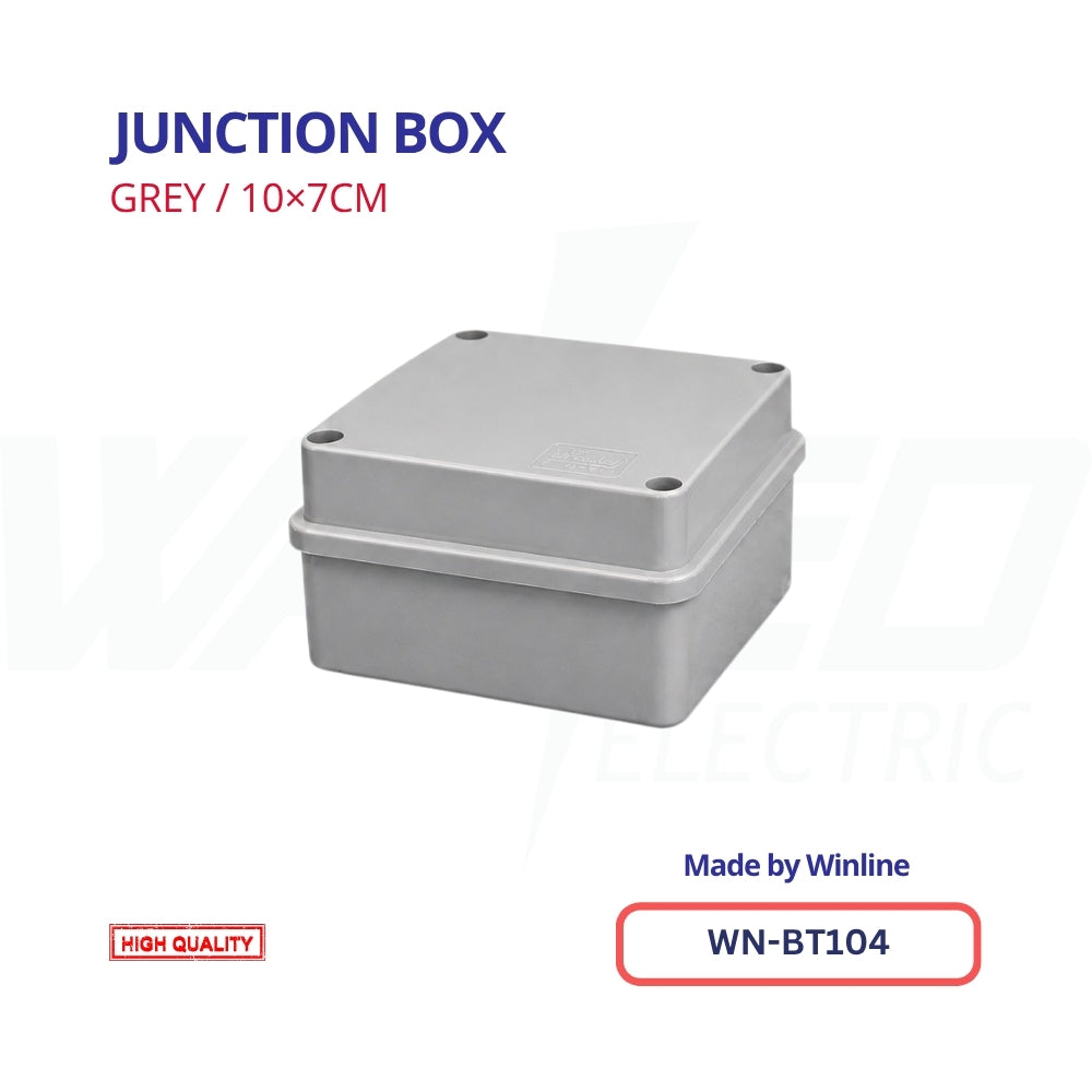 WINLINE Junction Box Grey – 10×7cm