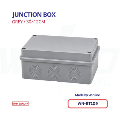 WINLINE Junction Box Grey – 30×12cm
