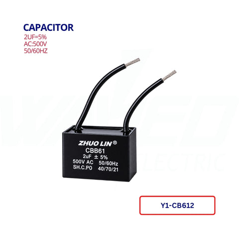 Capacitor - 2UF/500VAC-CBB61