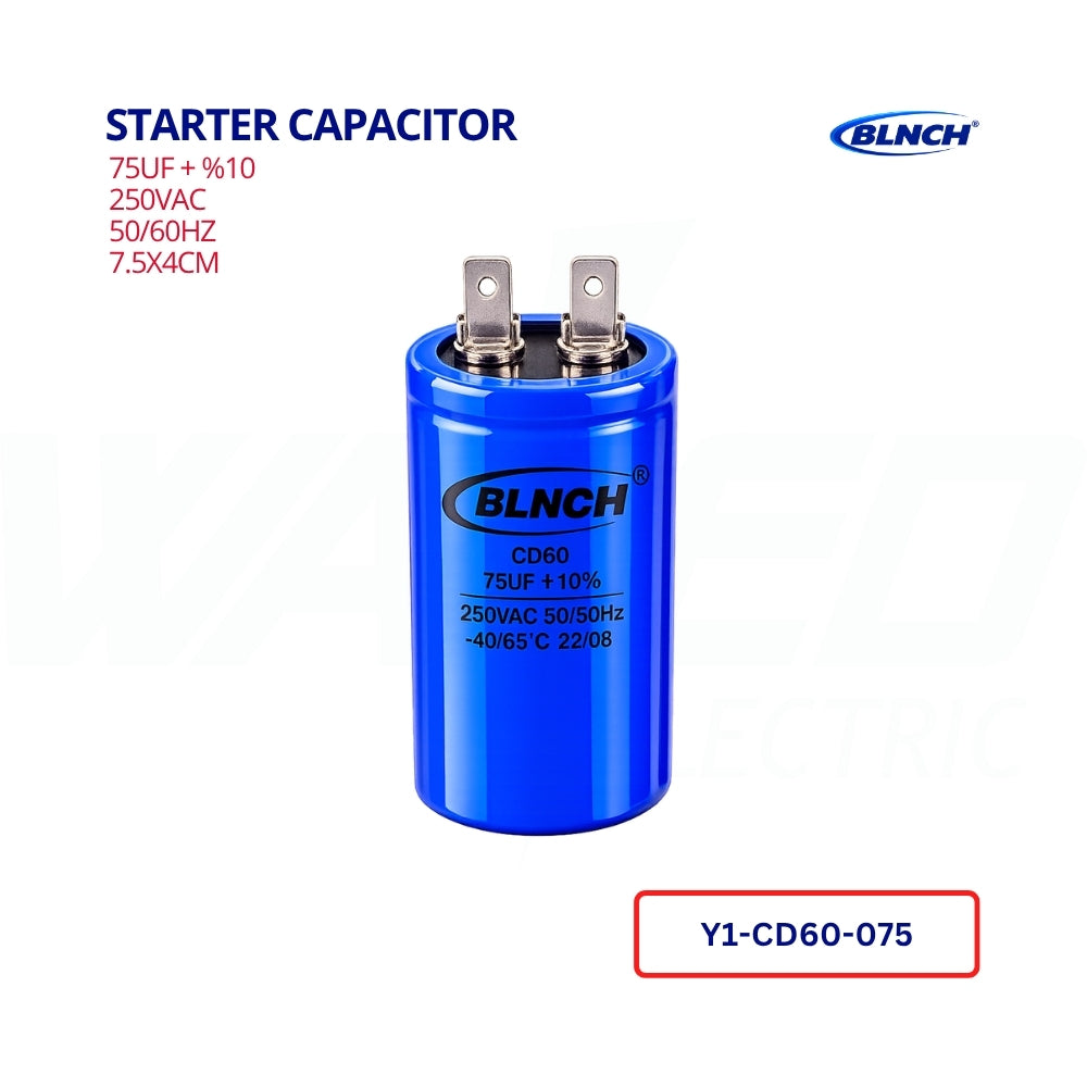 Starter Capacitor - 75uf - BLNCH