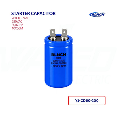 Starter Capacitor- 200UF - BLNCH