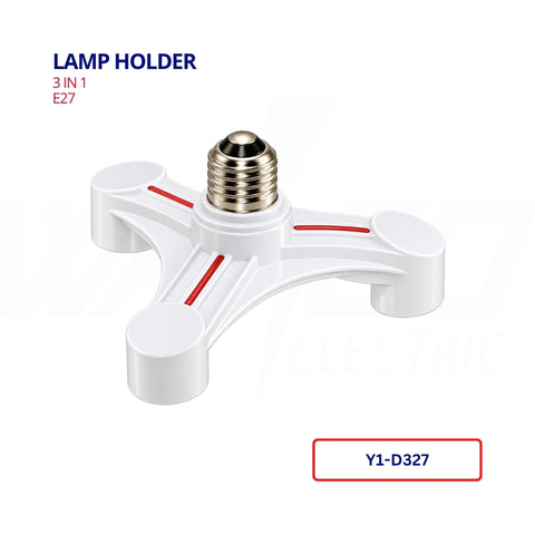 Lamp Holder - 3 in 1 - E27