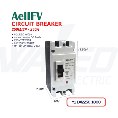 Circuit Breaker - 2P250A/1000VDC - AellFV