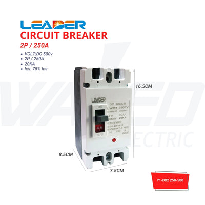 circuit breaker - 2P250A/500VDC-LEADER
