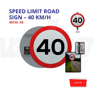 Speed Limit Road Sign