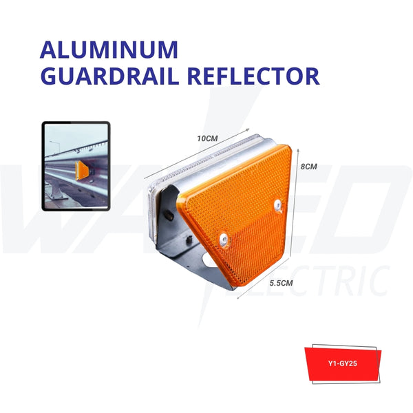 Aluminium Guardrail Reflector – Waked Electric