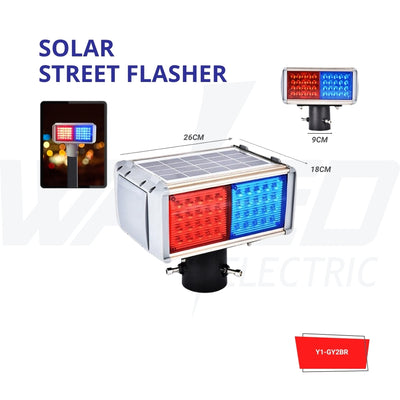 Solar Street Flasher - 2 colors