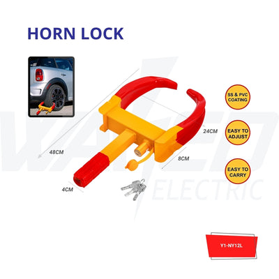 Car wheel clamp lock