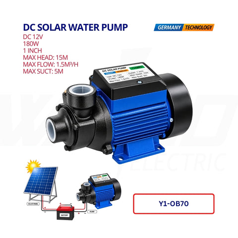 DC Solar Water Pump - 12V