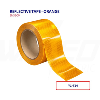 Reflective Tape - Orange - 5m