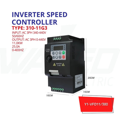 INVERTER SPEED CONTROLLER - 11KW 380V