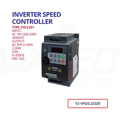 INVERTER SPEED CONTROLLER - 2.2KW 220V