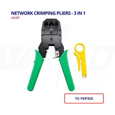 Network Crimping Pliers - 3 in 1