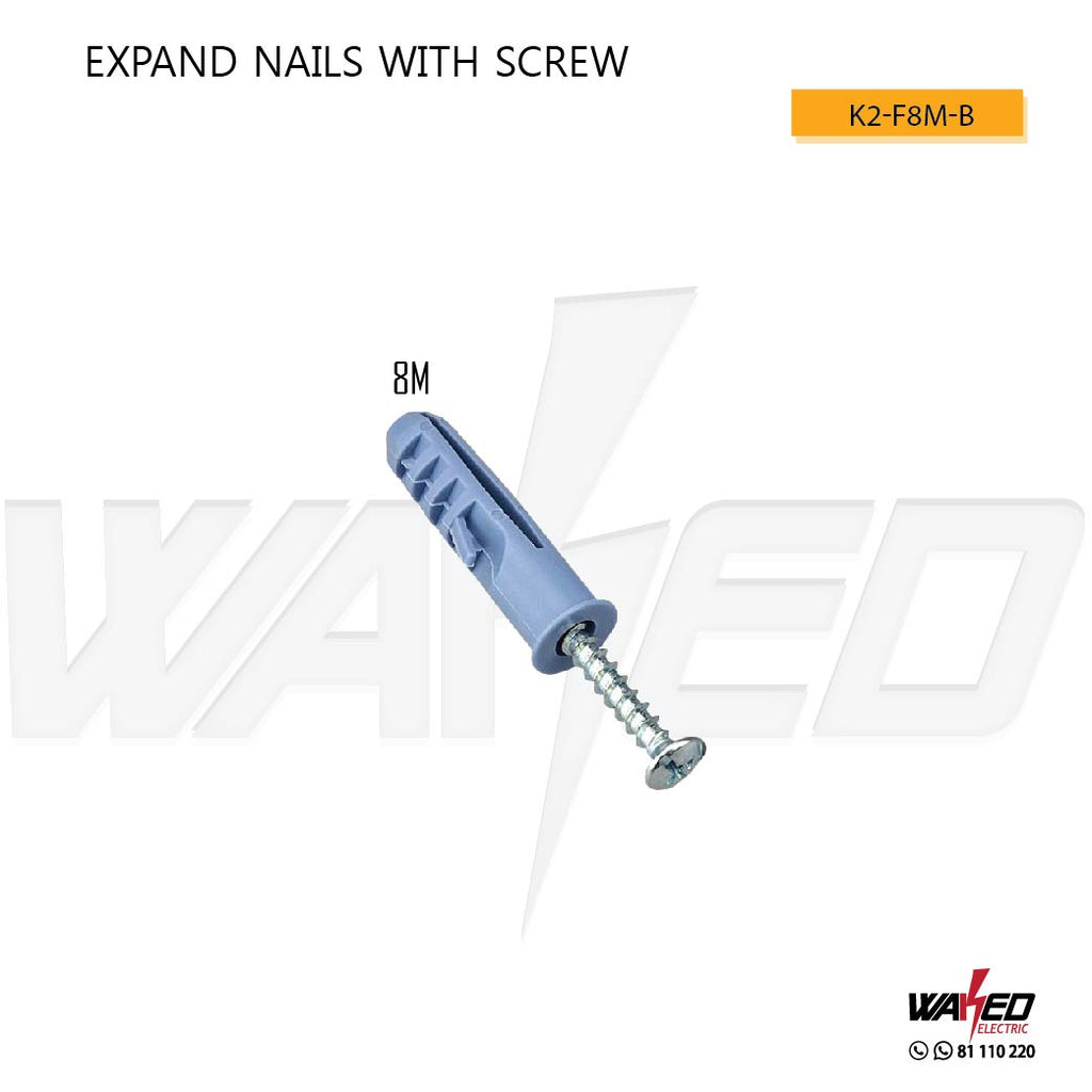 Expand Nails With Screw - 8m