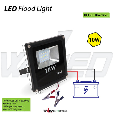 Led Flood Light - 10W-12V